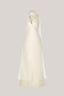 Yen Layered High Neck Floss Silk Ankle Length Dress for women, from TINH, The Viet Concept 