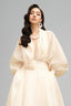 White Du Mien Maxi Dress for women, from Guyehi Studio, The Viet Concept 