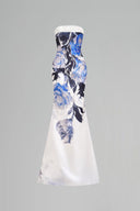 MARGÉE ATELIER • Avielle Couture Painterly Print Taffeta Evening Gown