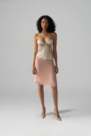 Mimi Double-Layer Low-Rise Skirt for women, from HUELLEY HUELLEY, The Viet Concept