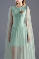 ROSEE de MATIN • Mint Tuller Heart Midi Dress
