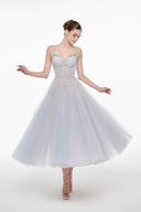JOSÉPHINE • Evelyn Pastel Crystal Corset Gown