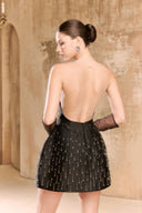 Merne Ombré Fringe Halter Mini Dress for women, from ARTI APPAREL, The Viet Concept 