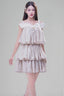 Monarch Layered Sleeveless Organza Mini Dress for women, from Lam Khue, The Viet Concept 