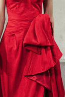 Quiet Grace Sculpted Draped Evening Gown for women, from DAS LA VIE, The Viet Concept 