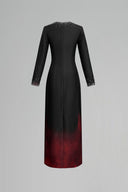 ÉLISE Crystal Ombre Embellished Maxi Evening Dress for women, from DANG PHONG DESIGNER, The Viet Concept