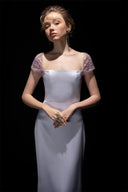 Cara Crystal Embellished Silk Satin Evening Gown for women, from 21SIX, The Viet Concept