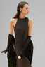 Lucinda Halter-neck Maxi Dress for women, from Jenny K Tran, The Viet Concept 