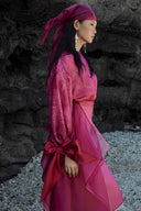 Amethyst Veil Lace Organza Blouse for women, from CAOSTU, The Viet Concept