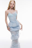 LUCILLA • Skylar Couture 3D Floral Lace Mermaid Evening Gown