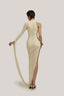 Hyperion Hourglass Asymmetric Sleeved Jersey Floor Length Dress for women, from Poem, The Viet Concept 
