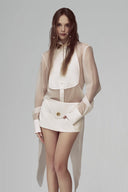  White Orenda Long Sleeves Shirt for woman, from POEM, The Viet Concept 