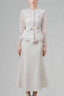 White Soven Long Seleves Suit for women, from White Plan, The Viet Concept 