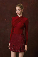 CALISTA • Valenne Fine Knit Long-Sleeve Top
