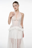 JOSÉPHINE • Serin Lace Étoile Maxi Dress