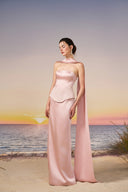 Luz Étoile Crystal Waist Silk Taffeta Gown for women, from 21SIX, The Viet Concept