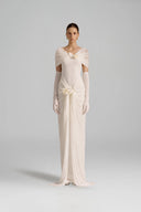 HA THANH VIET • Francesca Rice Knit Maxi Dress