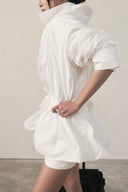 Korean Cotton Sculpted Wrap Shirt for women, from DAS LA VIE, The Viet Concept