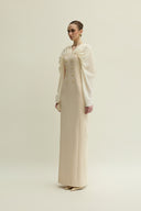 Willow Crepe Length Dress for women, from JENNY K TRAN, The Viet Concept 