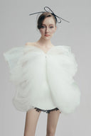 Wings Of Becoming Chiffon Silk Mini Dress for women, from LINH DOAN, The Viet Concept 
