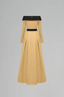 Crystal Embellished Off-Shoulder A-Line Silk Taffeta Evening Dress for women, from IHF ATELIER, The Viet Concept 
