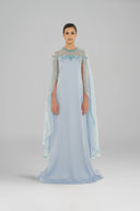 Haytan Royal Sapphire Embellished Abaya for women, from HAYTAN, The Viet Concept 