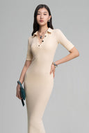 Cream Joy Cotton Maxi Dress for women, from HOBB, The Viet Concept 