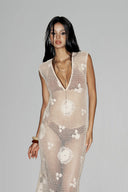 Beachwears - Elara V-neck Maxi Dress for women, from Sexy M, The Viet Concept 
