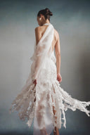 Éclat Floral Lace Halter Maxi Dress for women, from HA THANH VIET, The Viet Concept 