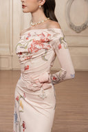 L'ALLÉE • Garden Goddess 3D Floral Mermaid Dress