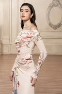 L'ALLÉE • Garden Goddess 3D Floral Mermaid Dress