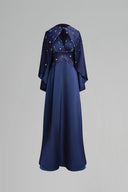 Valencia Pearl-Draped Silk Gown for women, from DANG PHONG DESIGNER, The Viet Concept