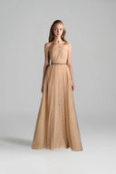 IHF STUDIO • Floral Lace Bustier Maxi A-Line Dress