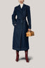Ayla Straight Belt Strap Denim Calf Length Trench Coat for women, from HOBB, The Viet Concept 