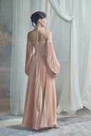 LINH PHUNG • Harley Couture Off-Shoulder Chiffon Maxi Dress