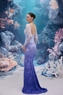 Alina Crystal Cascade Lace Gown for women, from 21SIX, The Viet Concept