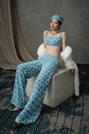 Celestial Loom Embellished Fur Jacket for women, from MOC NHU, The Viet Concept