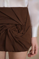 Ola Straight Draped Skirt for woman, from ARTI, The Viet Concept 