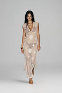 Beachwears - Elara V-neck Maxi Dress for women, from Sexy M, The Viet Concept 