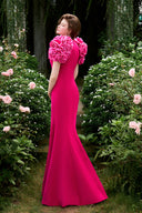 Dark Rose Mermaid Evening Gown for women, from IHF ATELIER, The Viet Concept
