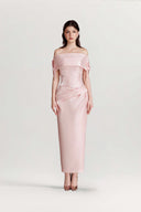 Genesis Nebula Off-Shoulder Maxi Dress for women, from DO LONG, The Viet Concept 