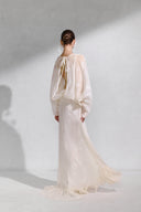 Solara Pleated Lace Couture Dress for women, from ARTI, The Viet Concept 
