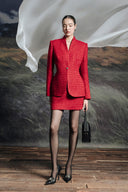 Élan Tailored Tweed Mini Skirt for women, from HOBB, The Viet Concept