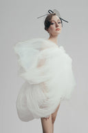 Wings Of Becoming Chiffon Silk Mini Dress for women, from LINH DOAN, The Viet Concept 