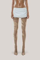 White Una Mini Skirt for women, from Huelley Rose, The Viet Concept 