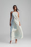White Halter Neck Pearl Top for women, from Xita, The Viet Concept 