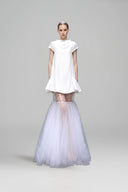 Primevality Detachable Tulle Trumpet Maxi Skirt for women, from SORAMAME, The Viet Concept