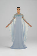 Haytan Royal Sapphire Embellished Abaya for women, from HAYTAN, The Viet Concept 