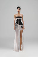 Black Josette Dress for woman, from HUELLEY ROSE, The Viet Concept 