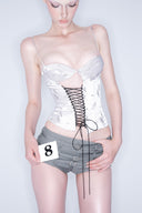 Siréla Tailored Cotton Khaki Shorts for women, from HUELLEY ROSE, The Viet Concept 